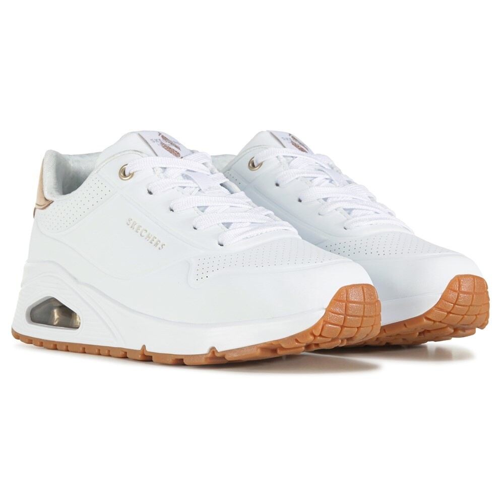 Детские кроссовки Street Uno Little/Big Kid Skechers, белый 
Детские кроссовки Street Uno Little/Big Kid Skechers, белый