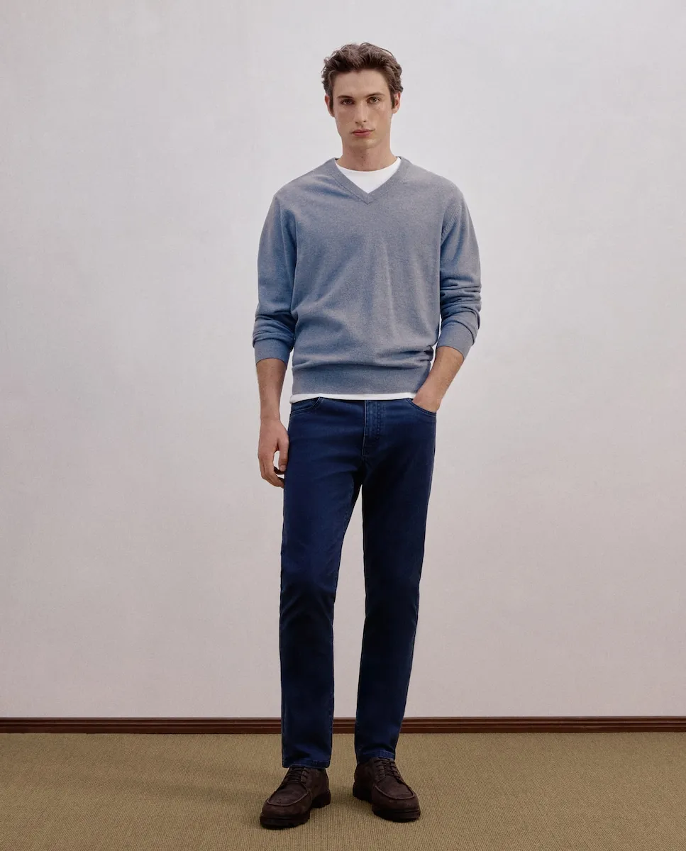 Мужские брюки с пятью карманами, спортивного стиля, узкие, из хлопка с эластаном Dustin, темно-синий
Мужские брюки с пятью карманами, спортивного стиля, узкие, из хлопка с эластаном Dustin, темно-синий