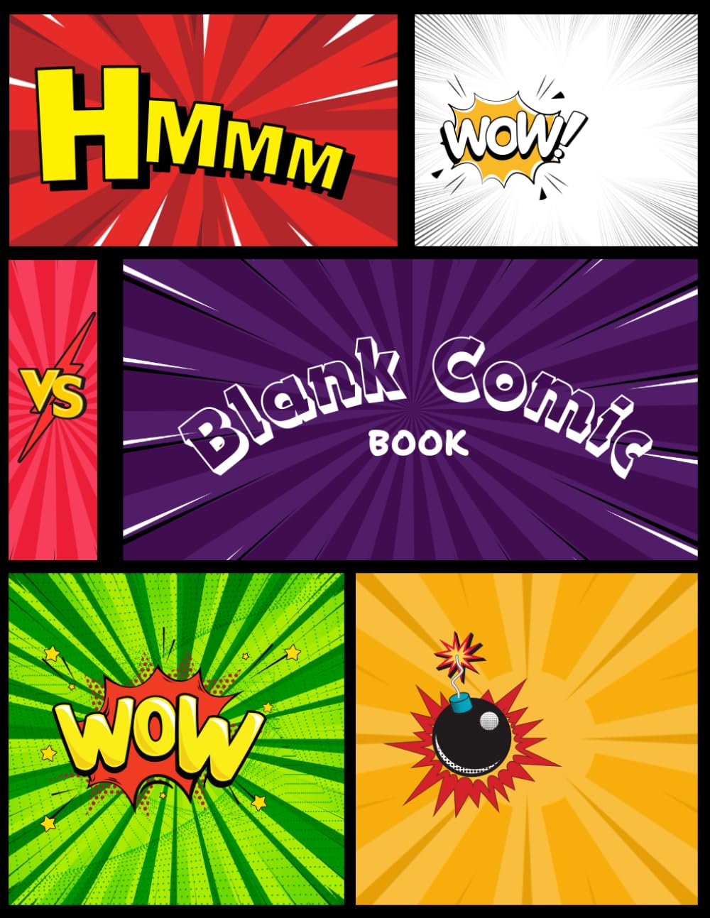 Blank Comic Book | Unleash Your Creativity.: Diverse Panel Layouts for Comics, Manga & Graphic Novels (Independently published)
Blank Comic Book | Unleash Your Creativity.: Diverse Panel Layouts for Comics, Manga & Graphic Novels (Independently published)