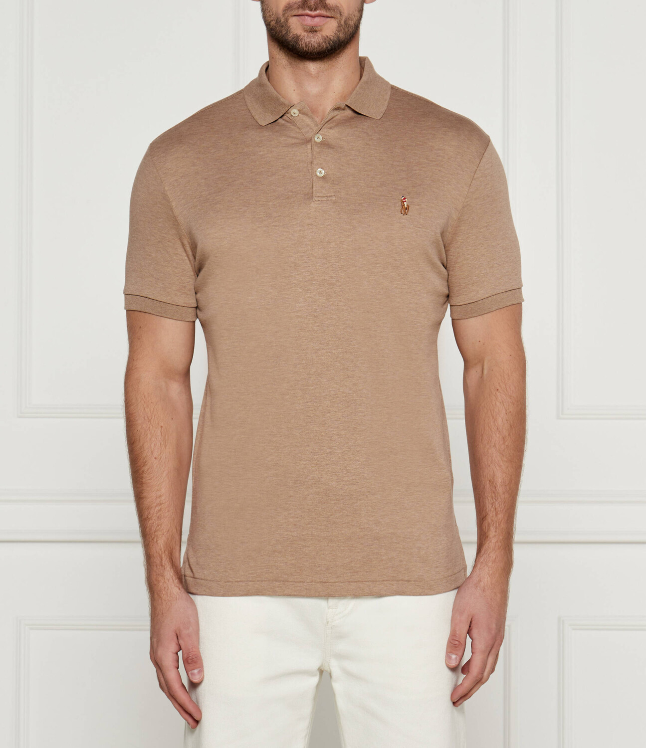 Поло POLO RALPH LAUREN Custom slim fit, бежевый
Поло POLO RALPH LAUREN Custom slim fit, бежевый