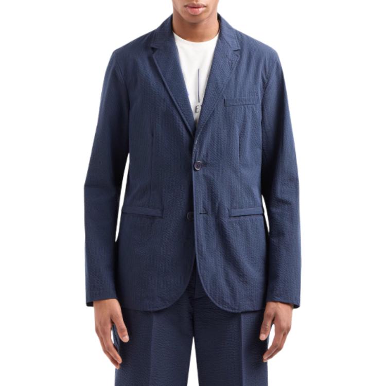 Однобортный блейзер ARMANI EXCHANGE, синий
Однобортный блейзер ARMANI EXCHANGE, синий