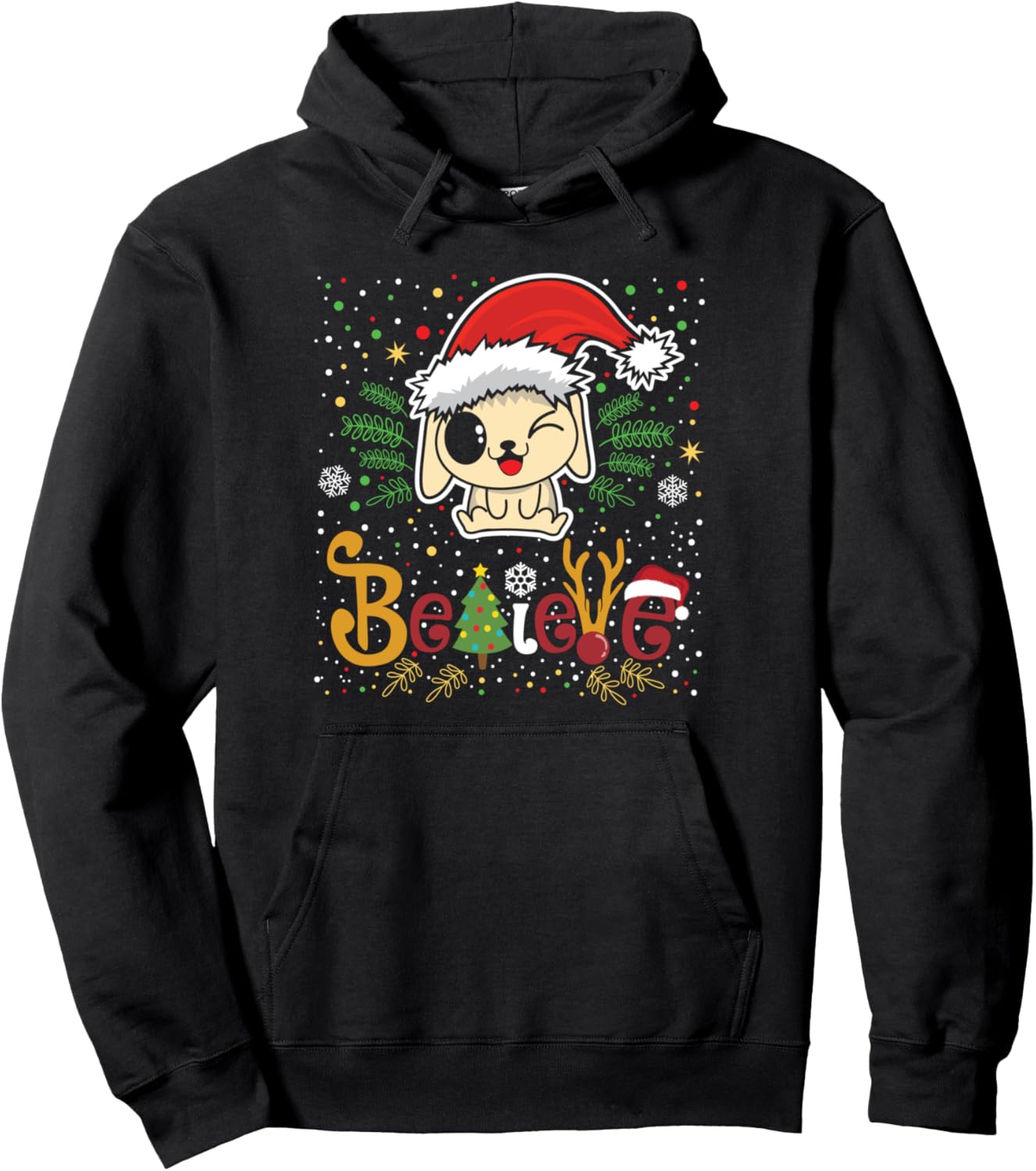 Рождественская толстовка с надписью «Собака верит» Christmas Dog Believe Shop, черный
Рождественская толстовка с надписью «Собака верит» Christmas Dog Believe Shop, черный