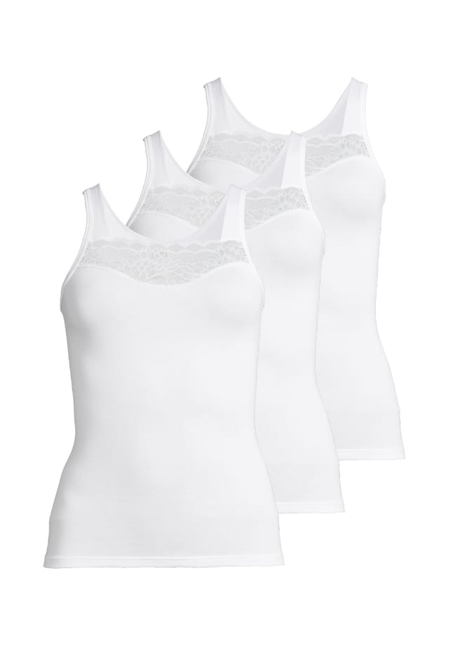 Майка/Топ из 3-х моделей из модала -Con-Ta-, белый
Майка/Топ из 3-х моделей из модала -Con-Ta-, белый