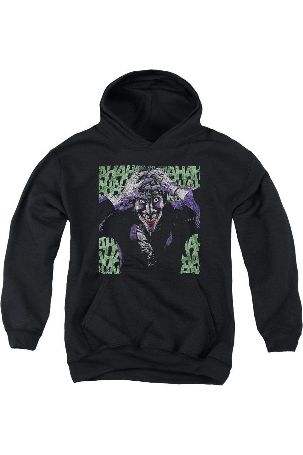Батмен Безумие молодежная толстовка с капюшоном Gildan, черный 
Батмен Безумие молодежная толстовка с капюшоном Gildan, черный