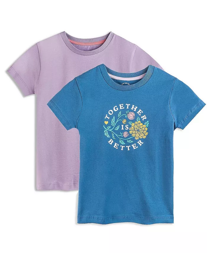 Футболки с короткими рукавами из органического хлопка Fair Trade для девочек, упаковка 2 шт Mightly, мультиколор
Футболки с короткими рукавами из органического хлопка Fair Trade для девочек, упаковка 2 шт Mightly, мультиколор