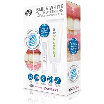 Спрей и гель для отбеливания зубов Smile White перед лечением, Rio
Спрей и гель для отбеливания зубов Smile White перед лечением, Rio