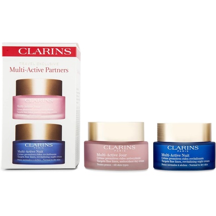 Подарочный набор Multi-Active Day & Night Partners Clarins
Подарочный набор Multi-Active Day & Night Partners Clarins