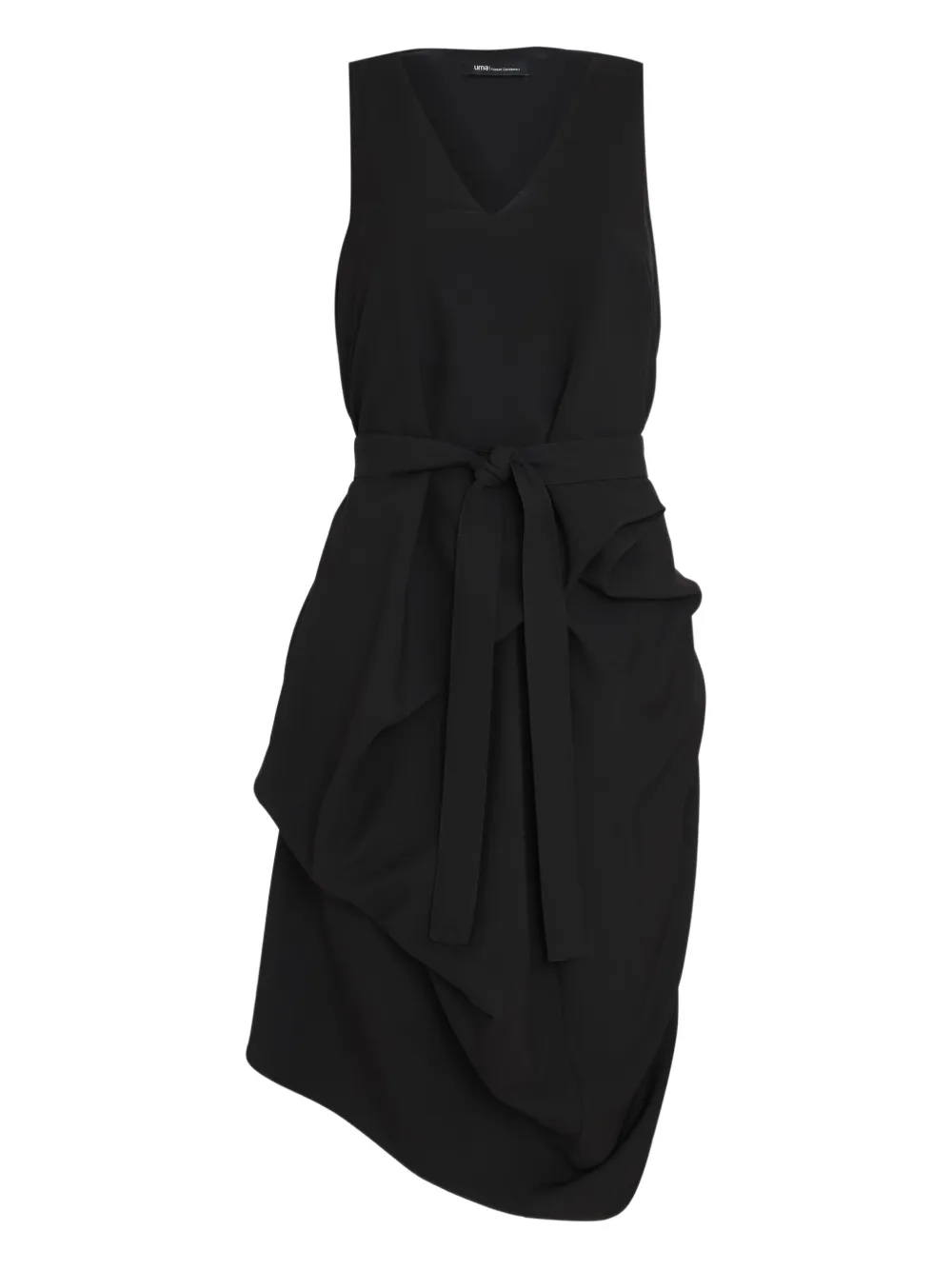 Асимметричное платье с драпировкой и поясом Uma | Raquel Davidowicz, черный
Асимметричное платье с драпировкой и поясом Uma | Raquel Davidowicz, черный