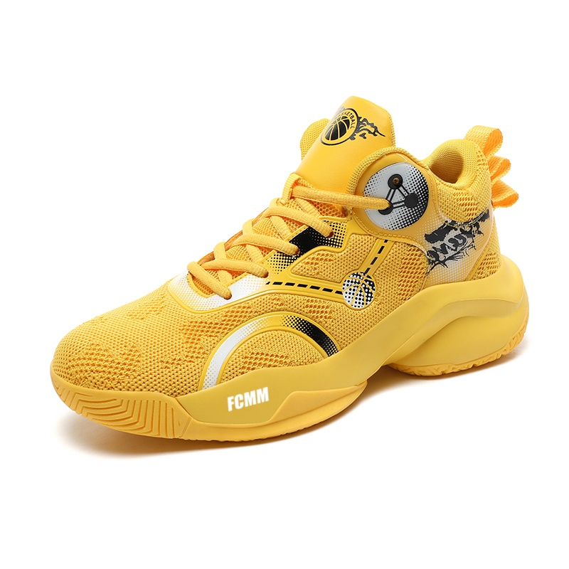 Противоскользящие и дышащие детские баскетбольные кроссовки для подростков FCMM, желтый
Противоскользящие и дышащие детские баскетбольные кроссовки для подростков FCMM, желтый