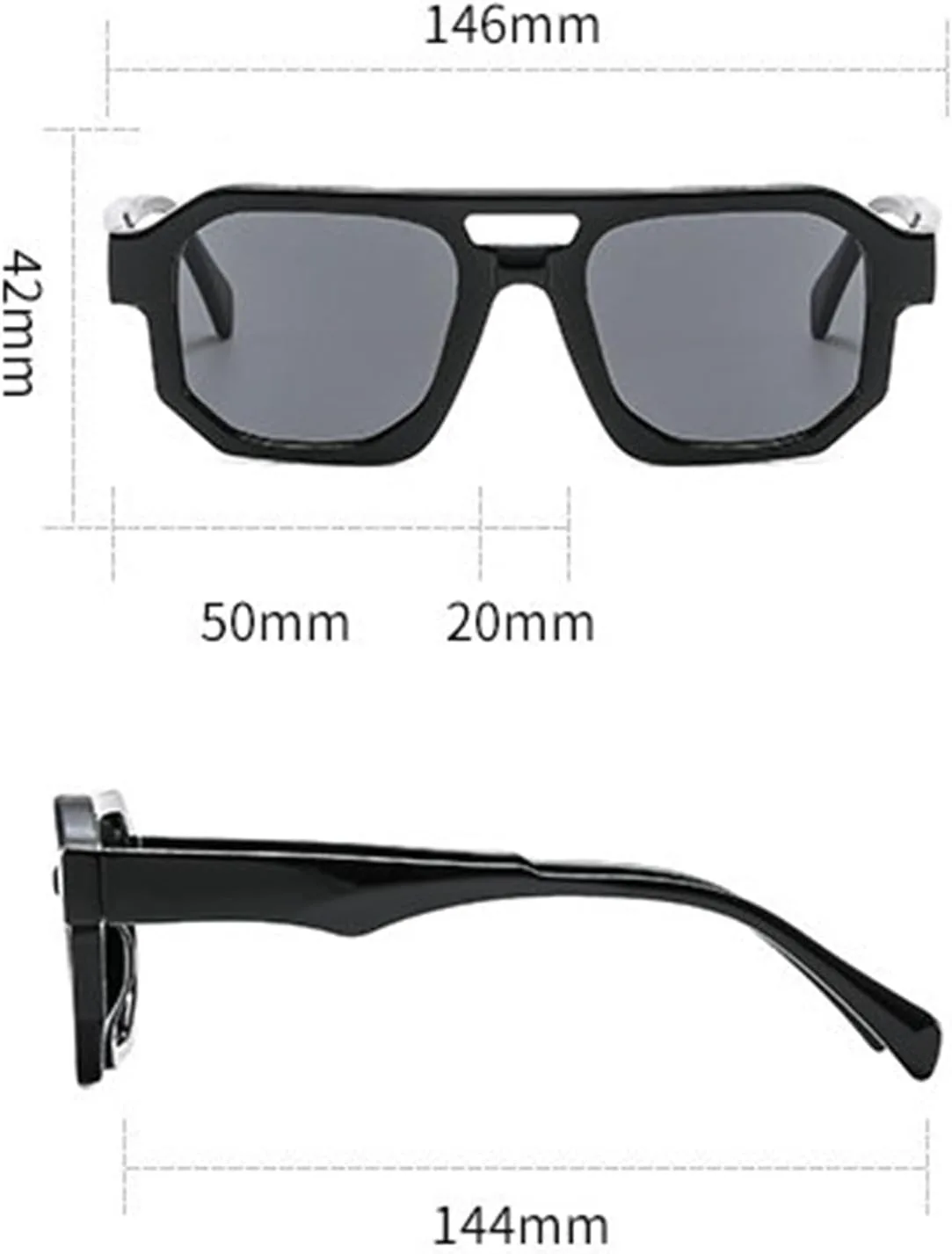 Солнцезащитные очки Willochra Double Bridge Square для женщин, модные ретро-очки с градиентным оранжево-синим покрытием, очки-пилот для мужчин, панк-очки, C6
Солнцезащитные очки Willochra Double Bridge Square для женщин, модные ретро-очки с градиентным оранжево-синим покрытием, очки-пилот для мужчин, панк-очки, C6