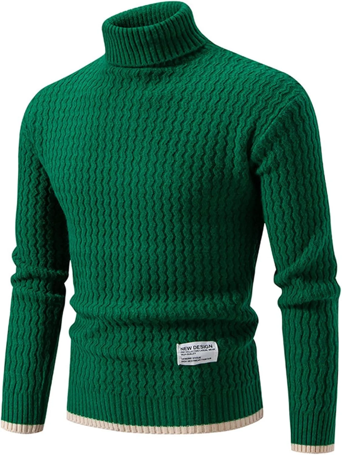 Мужской свитер с высоким воротником и рубчиком, длинный рукав, Regular Fit
Мужской свитер с высоким воротником и рубчиком, длинный рукав, Regular Fit