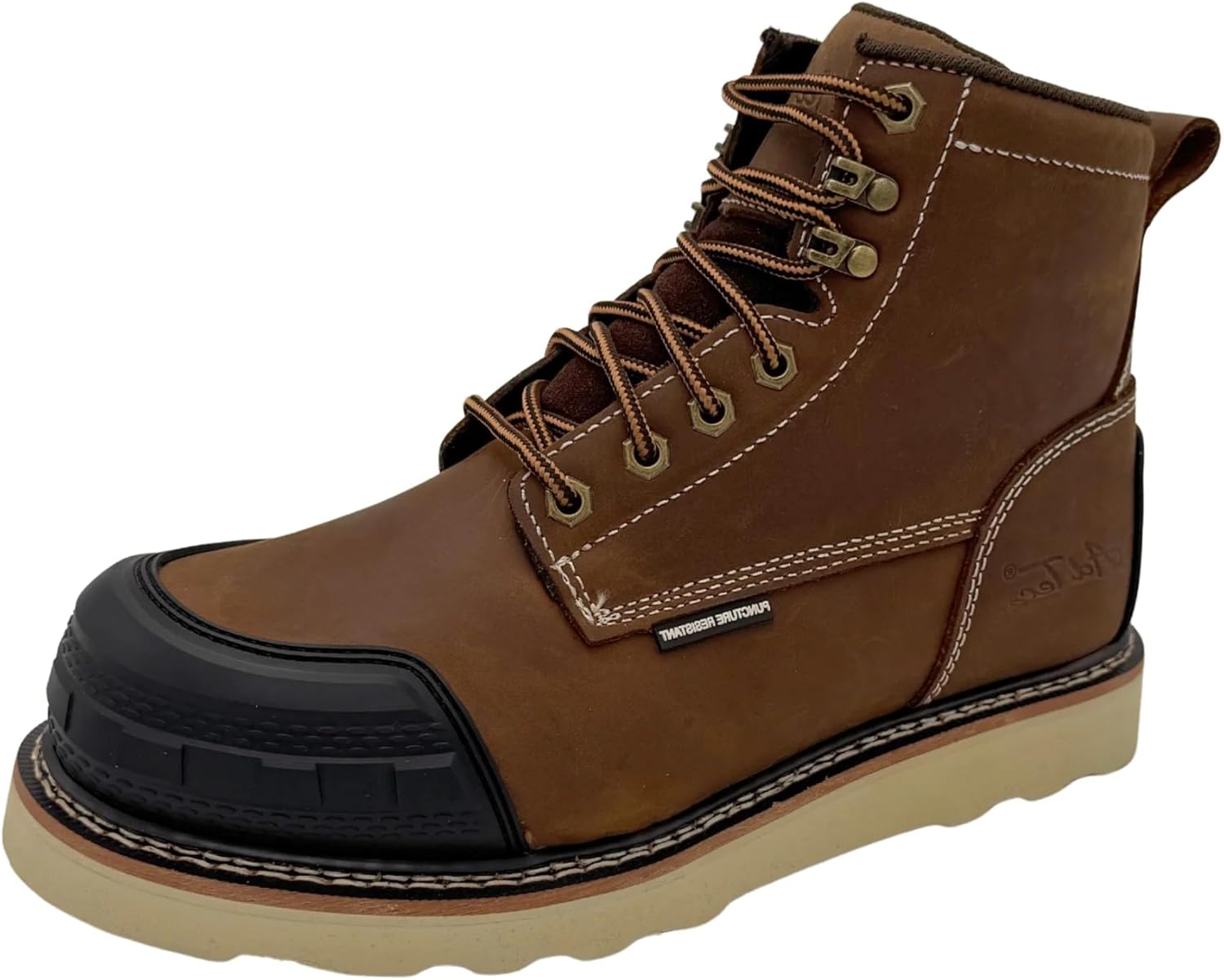 Ботинки Ad Tec Men’s Guardian 6 с мягким носком - 9270, сертифицированы по ASTM F3445-21(SR), F2892-18 (EH), пробоудерживающие (PR), из кожи полного зерна, с резиновыми защитными накладками, коричневый
Ботинки Ad Tec Men’s Guardian 6 с мягким носком - 9270, сертифицированы по ASTM F3445-21(SR), F2892-18 (EH), пробоудерживающие (PR), из кожи полного зерна, с резиновыми защитными накладками, коричневый