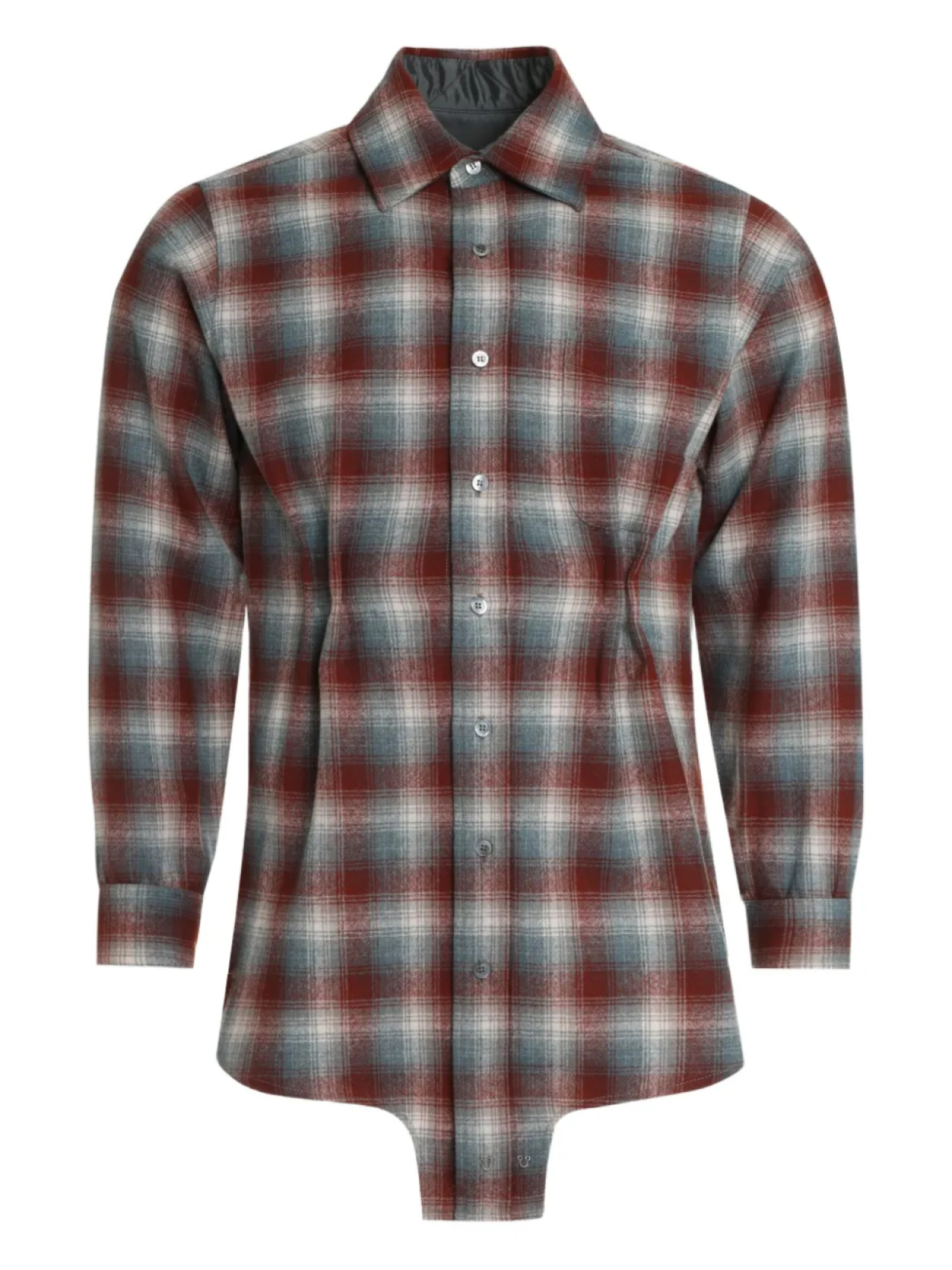 Клетчатая рубашка на пуговицах Maison Margiela, коричневый
Клетчатая рубашка на пуговицах Maison Margiela, коричневый