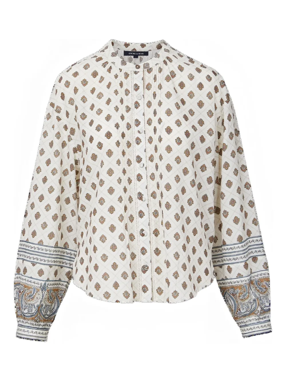 Блузка с принтом пейсли Veronica Beard, белый
Блузка с принтом пейсли Veronica Beard, белый