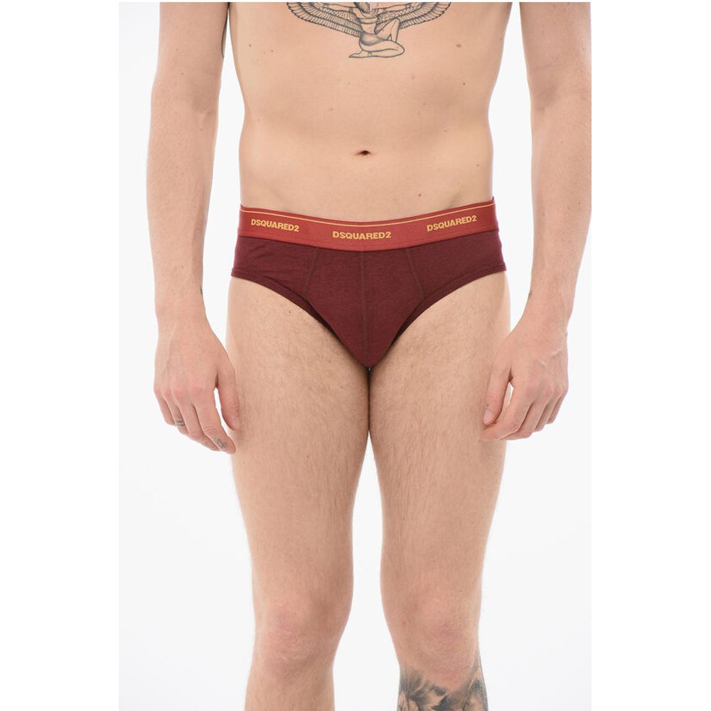 Хлопковые трусы с логотипом на поясе Dsquared2, бургундия
Хлопковые трусы с логотипом на поясе Dsquared2, бургундия