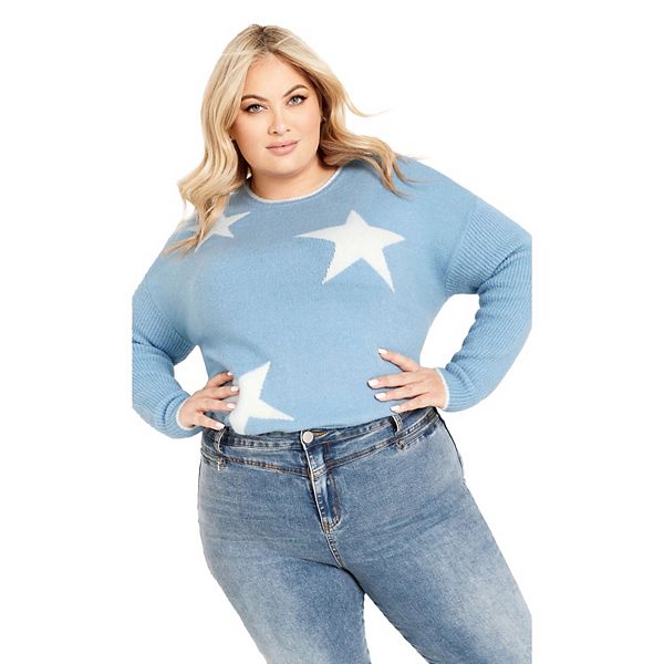 Женский свитер Miley Star plus size Avenue, Blue
Женский свитер Miley Star plus size Avenue, Blue