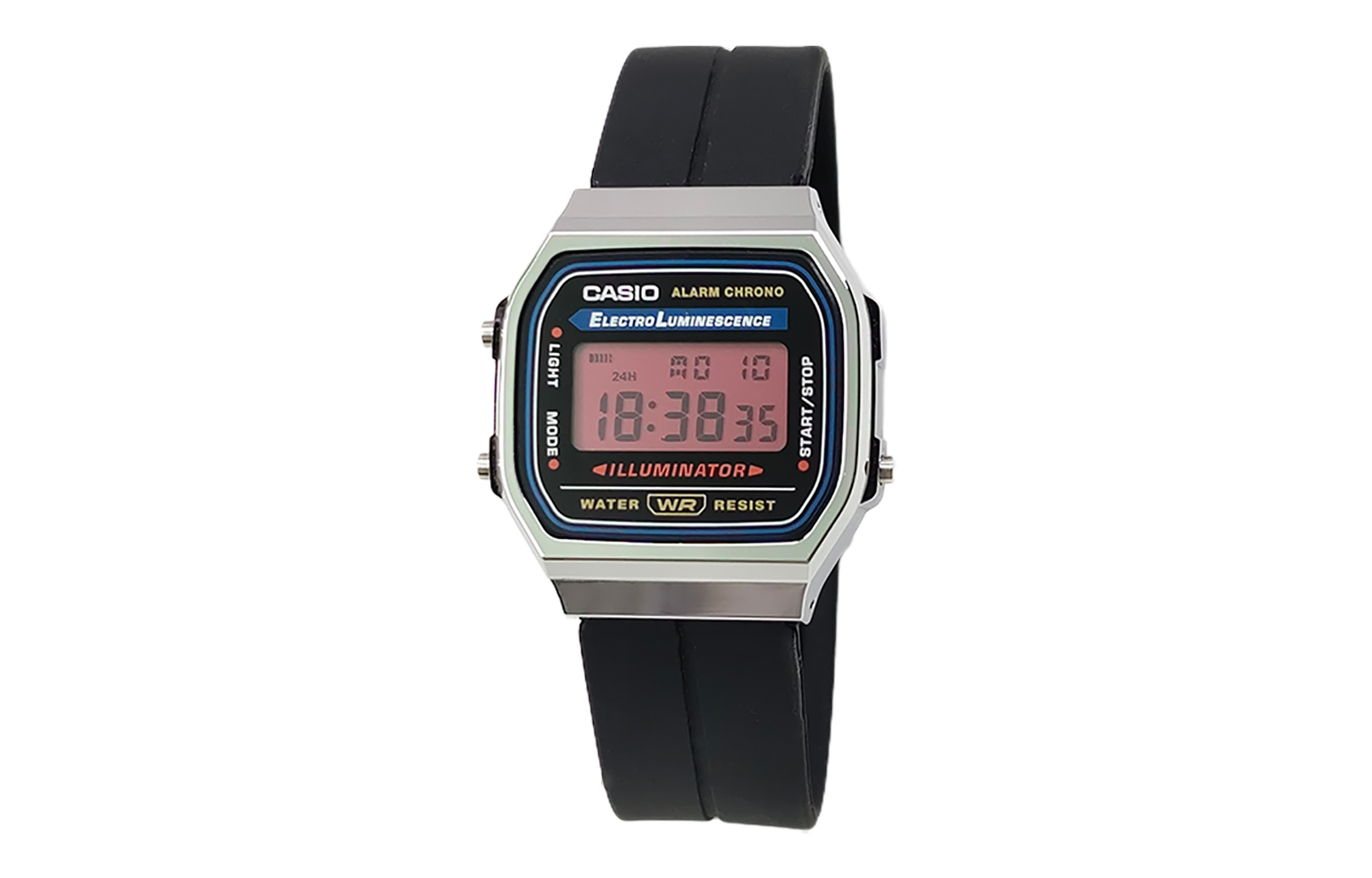 CASIO Кварцевые часы Retrofit Series с силиконовым ремешком, мужские часы с черным циферблатом
CASIO Кварцевые часы Retrofit Series с силиконовым ремешком, мужские часы с черным циферблатом