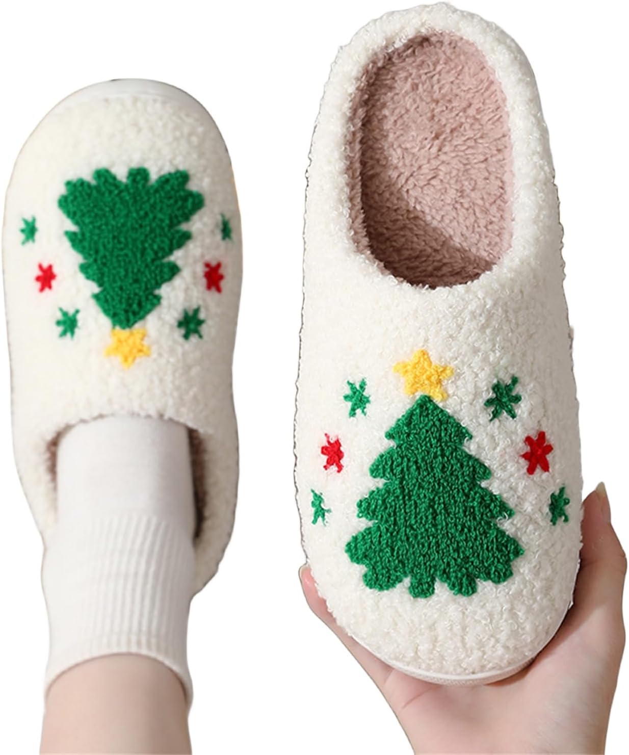 Рождественские тапочки для женщин и мужчин, с забавным рисунком Санта-Клауса и оленя, мягкие Canbebig, Multicolor 05
Рождественские тапочки для женщин и мужчин, с забавным рисунком Санта-Клауса и оленя, мягкие Canbebig, Multicolor 05