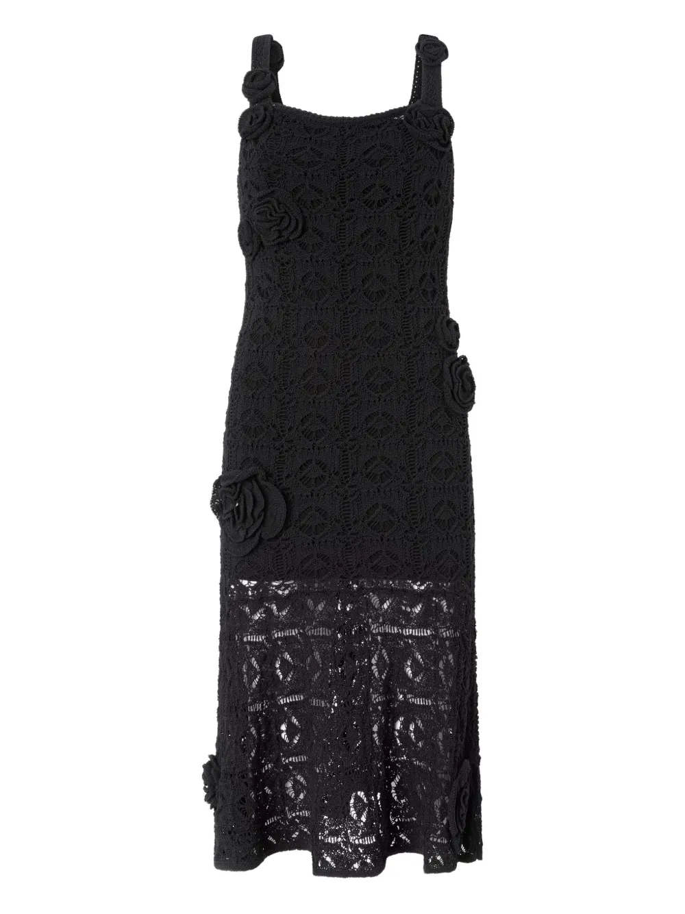 Платье с цветочной аппликацией Pinko, черный
Платье с цветочной аппликацией Pinko, черный