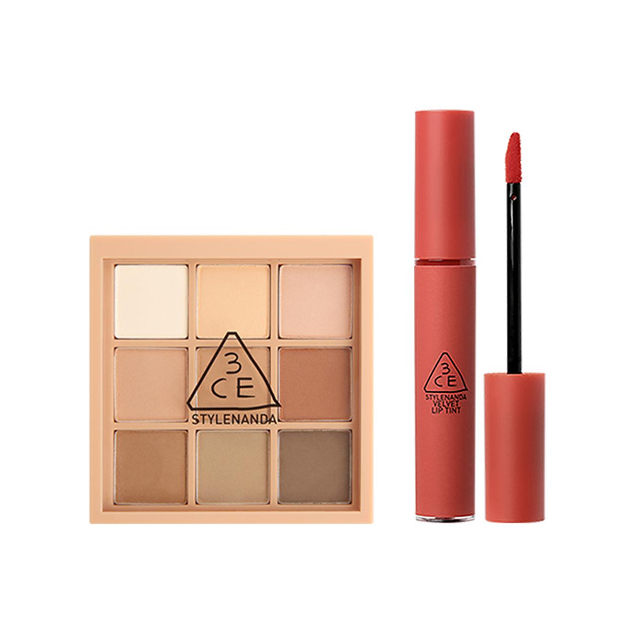 Набор теней для век и жидкой помады из девяти секций легко растушевывается велюровый матовый комплект из двух предметов 3CE
Набор теней для век и жидкой помады из девяти секций легко растушевывается велюровый матовый комплект из двух предметов 3CE