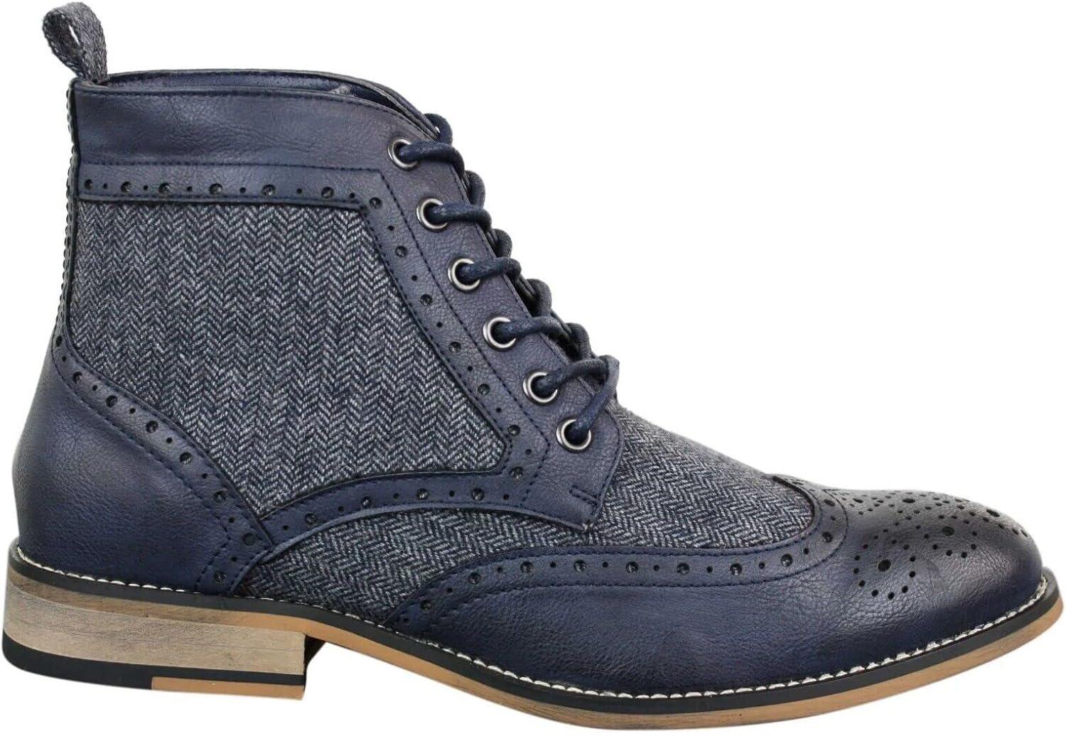 Мужские коричневые кожаные твидовые ретро-классические оксфорды с шнуровкой, винтажные ботинки до щиколотки Cavani
Мужские коричневые кожаные твидовые ретро-классические оксфорды с шнуровкой, винтажные ботинки до щиколотки Cavani