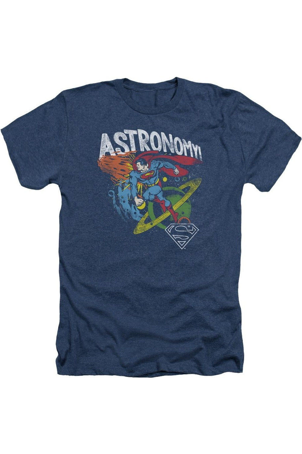 Футболка / футболка DC Comics Astronomy для взрослых Heather Gildan, темно-синий
Футболка / футболка DC Comics Astronomy для взрослых Heather Gildan, темно-синий
