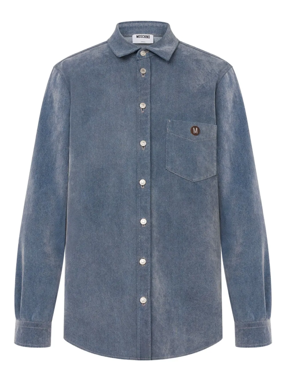 Рубашка на пуговицах Moschino, синий
Рубашка на пуговицах Moschino, синий
