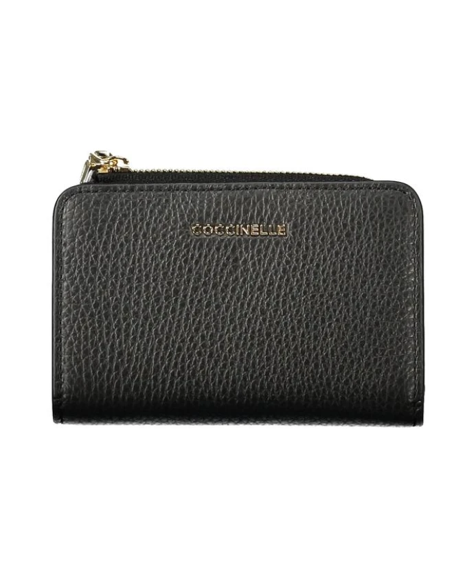 Черный кожаный женский кошелек Coccinelle, черный
Черный кожаный женский кошелек Coccinelle, черный