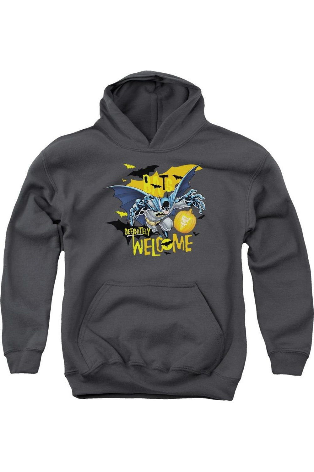 Батмен Добро пожаловать в мир летучих мышей Молодежная толстовка с капюшоном Gildan, Charcoal
Батмен Добро пожаловать в мир летучих мышей Молодежная толстовка с капюшоном Gildan, Charcoal