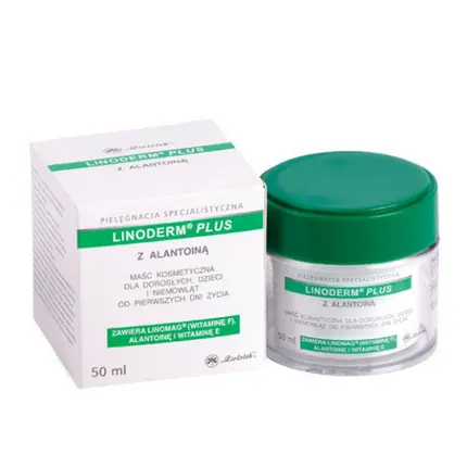 Linoderm Plus 50 мл с аллантоином и витамином Е для регенерации кожи, Ziololek
Linoderm Plus 50 мл с аллантоином и витамином Е для регенерации кожи, Ziololek