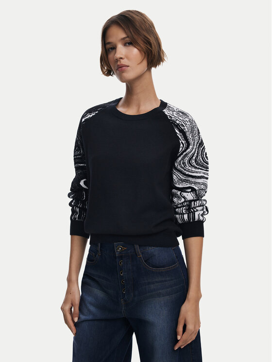 Свитер regular fit Kodiak 25WWJF28 Desigual, черный
Свитер regular fit Kodiak 25WWJF28 Desigual, черный