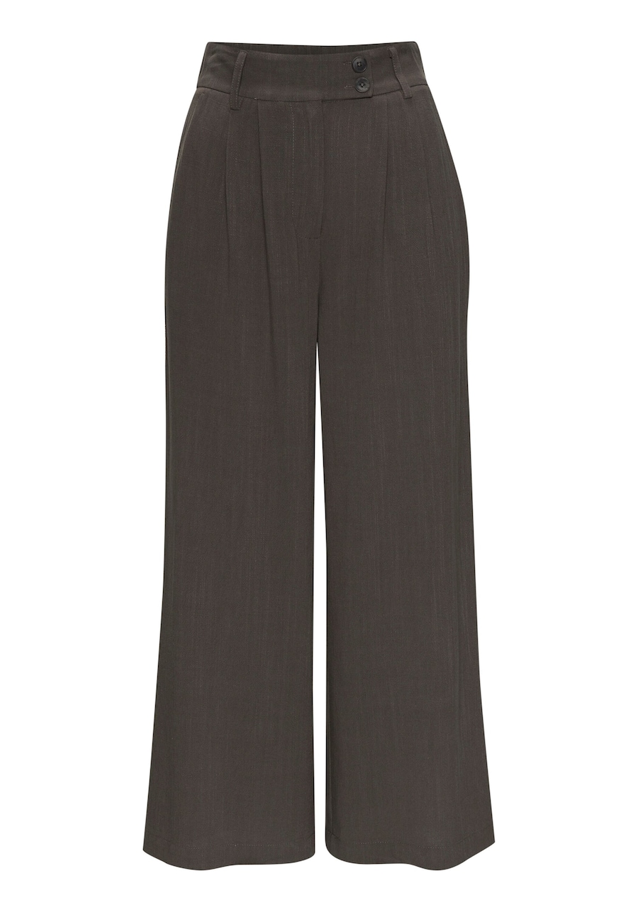 Широкие брюки со складками спереди LASCANA, хаки
Широкие брюки со складками спереди LASCANA, хаки