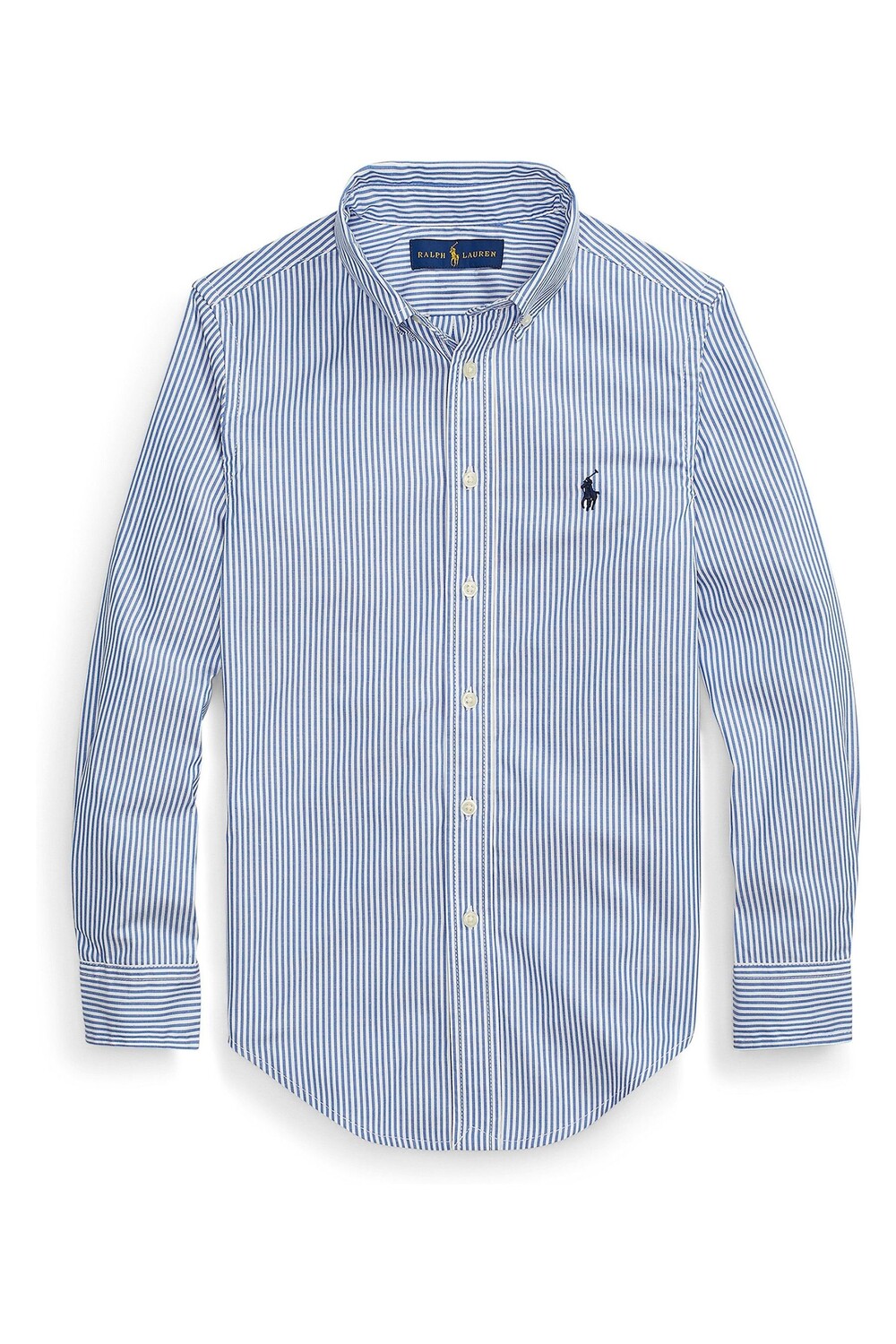 Полосатая рубашка для мальчика из хлопкового поплина с логотипом Polo Ralph Lauren, белый
Полосатая рубашка для мальчика из хлопкового поплина с логотипом Polo Ralph Lauren, белый