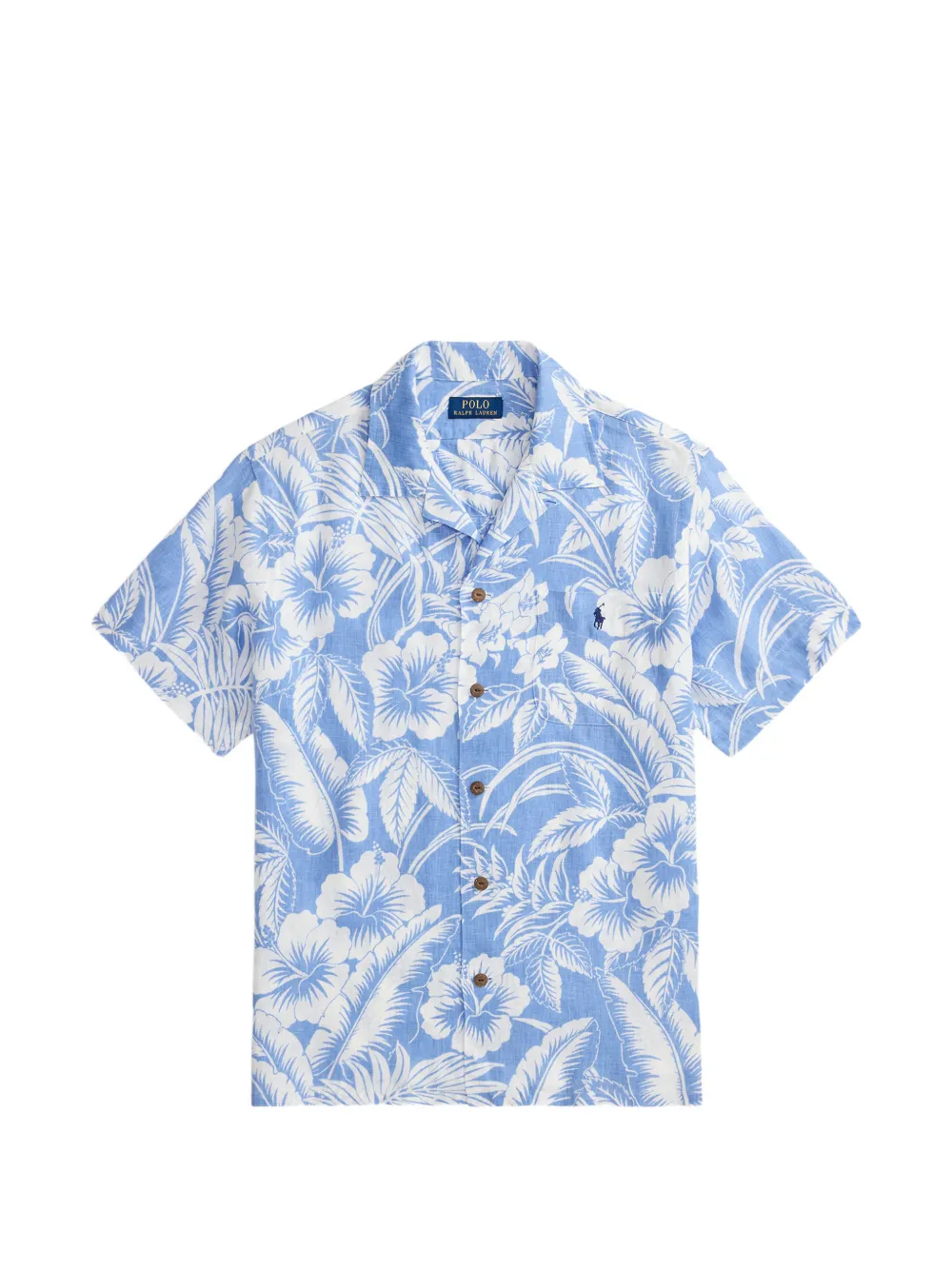 Рубашка с цветочным принтом и карманом Polo Ralph Lauren, синий
Рубашка с цветочным принтом и карманом Polo Ralph Lauren, синий