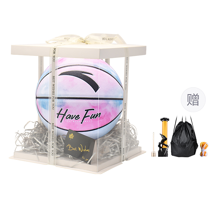 ANTA Баскетбольный мяч PU Cuba с тай-даем в сине-розовых тонах, размер 7, для уличных тренировок и соревнований, унисекс
ANTA Баскетбольный мяч PU Cuba с тай-даем в сине-розовых тонах, размер 7, для уличных тренировок и соревнований, унисекс