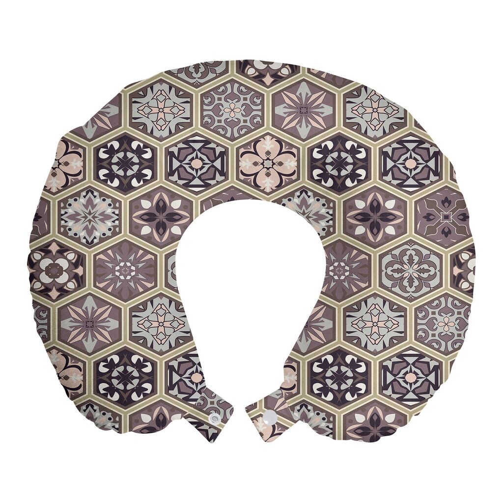 ABAKUHAUS Antique Oriental Travel Pillow Подушка для шеи, Сотовые цветы, Пенопластовые дорожные принадлежности для самолета и автомобиля, 30x30 см, Бледно-коричневый Темно-серый
ABAKUHAUS Antique Oriental Travel Pillow Подушка для шеи, Сотовые цветы, Пенопластовые дорожные принадлежности для самолета и автомобиля, 30x30 см, Бледно-коричневый Темно-серый