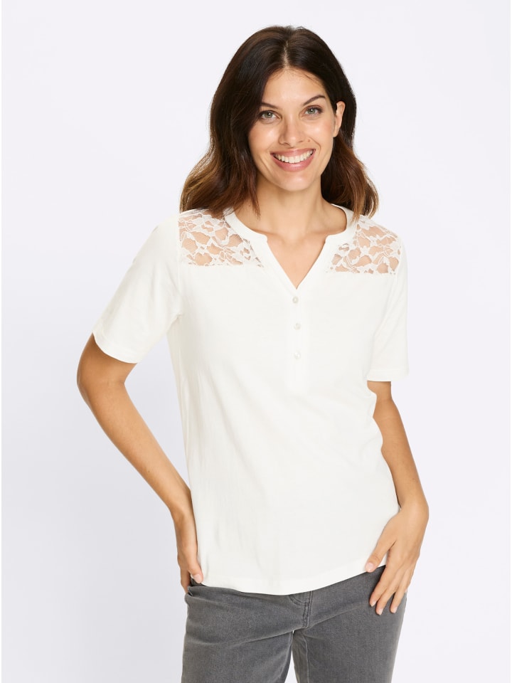 Рубашка с короткими рукавами цвета экрю Sieh an!
Рубашка с короткими рукавами цвета экрю Sieh an!