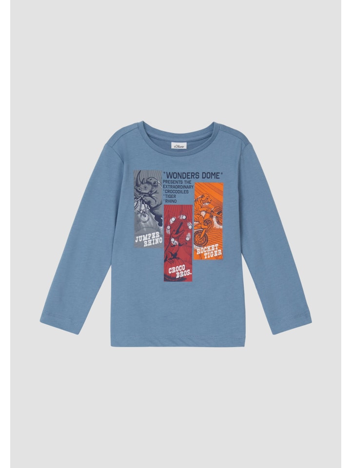 Футболка s.Oliver, синий 
Футболка s.Oliver, синий