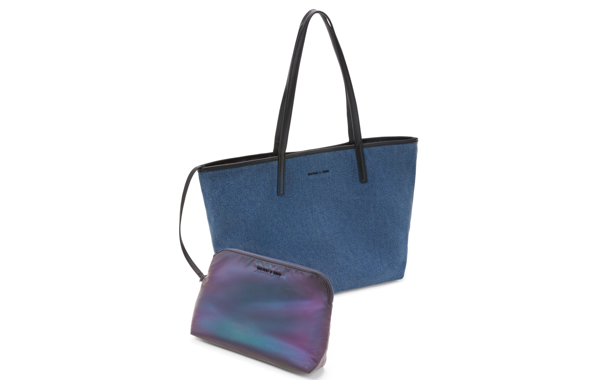 CHARLES&KEITH Сумка через плечо из смесового текстиля большая женская разноцветная, Dark Denim Blue 
CHARLES&KEITH Сумка через плечо из смесового текстиля большая женская разноцветная, Dark Denim Blue