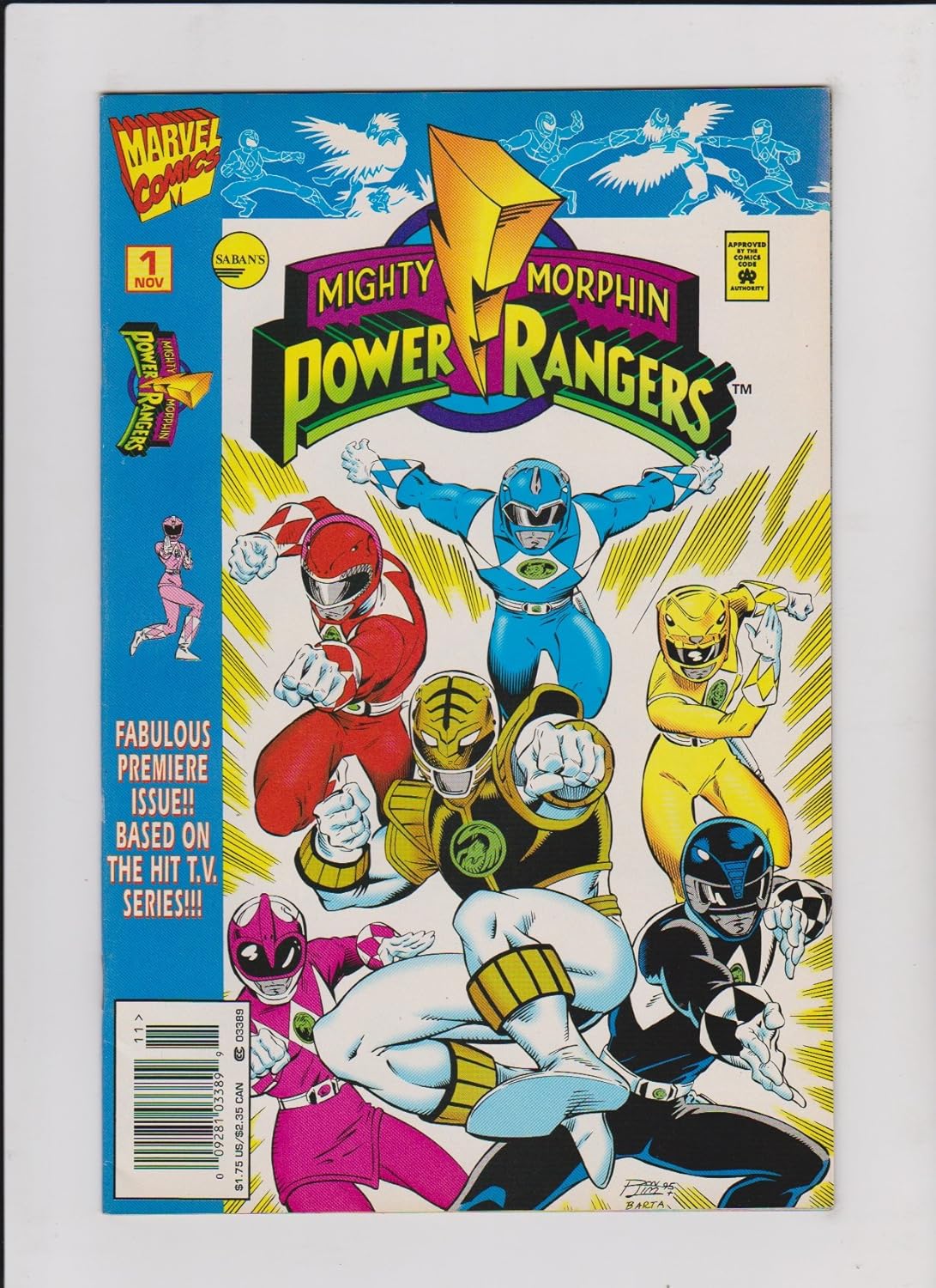 Mighty Morphin Power Rangers (Saban's...) #1 (October 1995) (Marvel)
Mighty Morphin Power Rangers (Saban's...) #1 (October 1995) (Marvel)