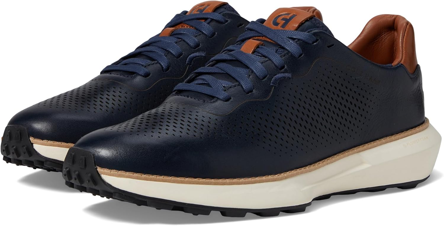 Мужские кроссовки Cole Haan Grandpro Ashland с лазерной перфорацией, слоновая кость/темно-синий
Мужские кроссовки Cole Haan Grandpro Ashland с лазерной перфорацией, слоновая кость/темно-синий