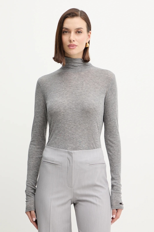 Свитер из смесовой шерсти Elisabetta Franchi, серый
Свитер из смесовой шерсти Elisabetta Franchi, серый