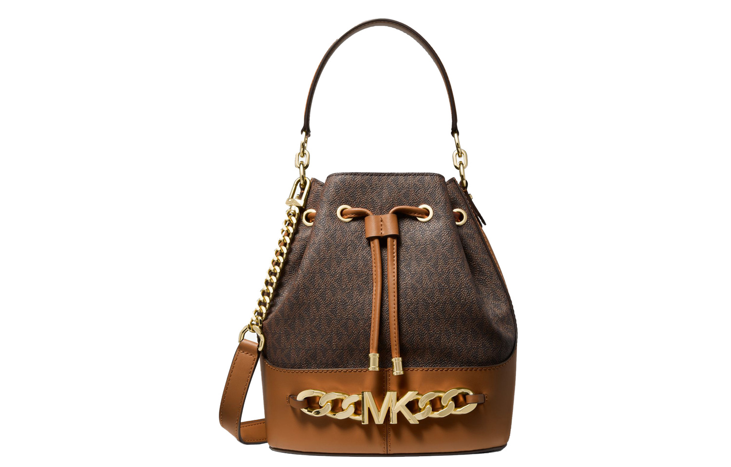 MICHAEL KORS Сумка-ведро из холста с кожаными деталями
MICHAEL KORS Сумка-ведро из холста с кожаными деталями