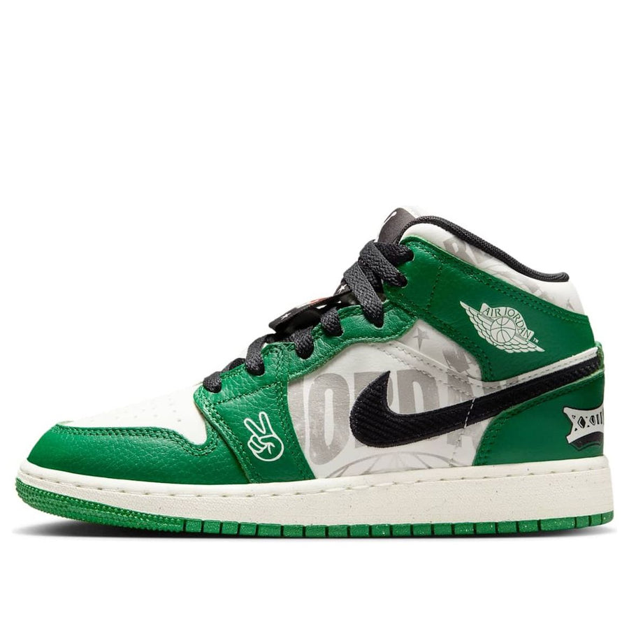 Кроссовки (GS) Air Jordan 1 Mid SE 'Pine Green', зеленый
Кроссовки (GS) Air Jordan 1 Mid SE 'Pine Green', зеленый