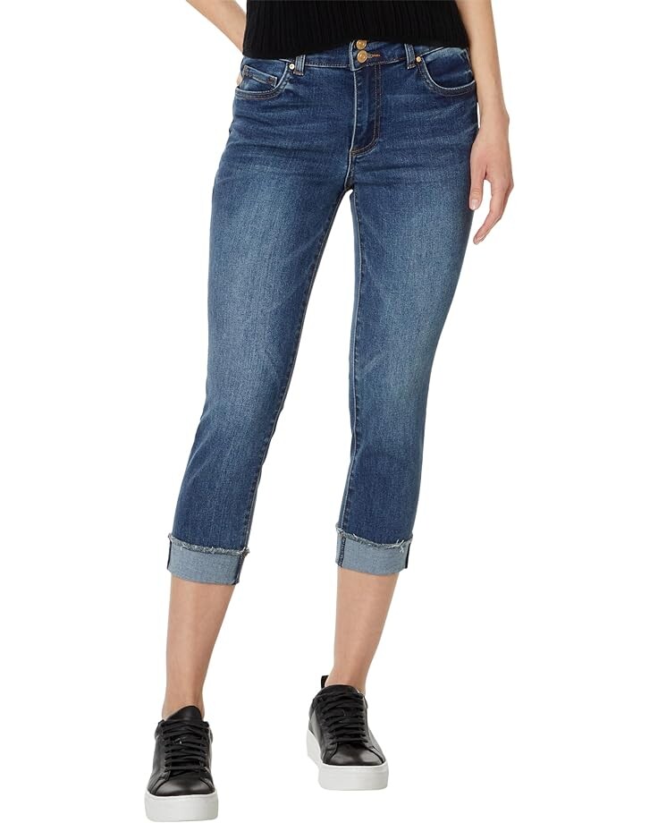 Джинсы KUT from the Kloth Amy Crop Straight - Waistband Double Button Roll-Up in Showcase, цвет Showcase
Джинсы KUT from the Kloth Amy Crop Straight - Waistband Double Button Roll-Up in Showcase, цвет Showcase
