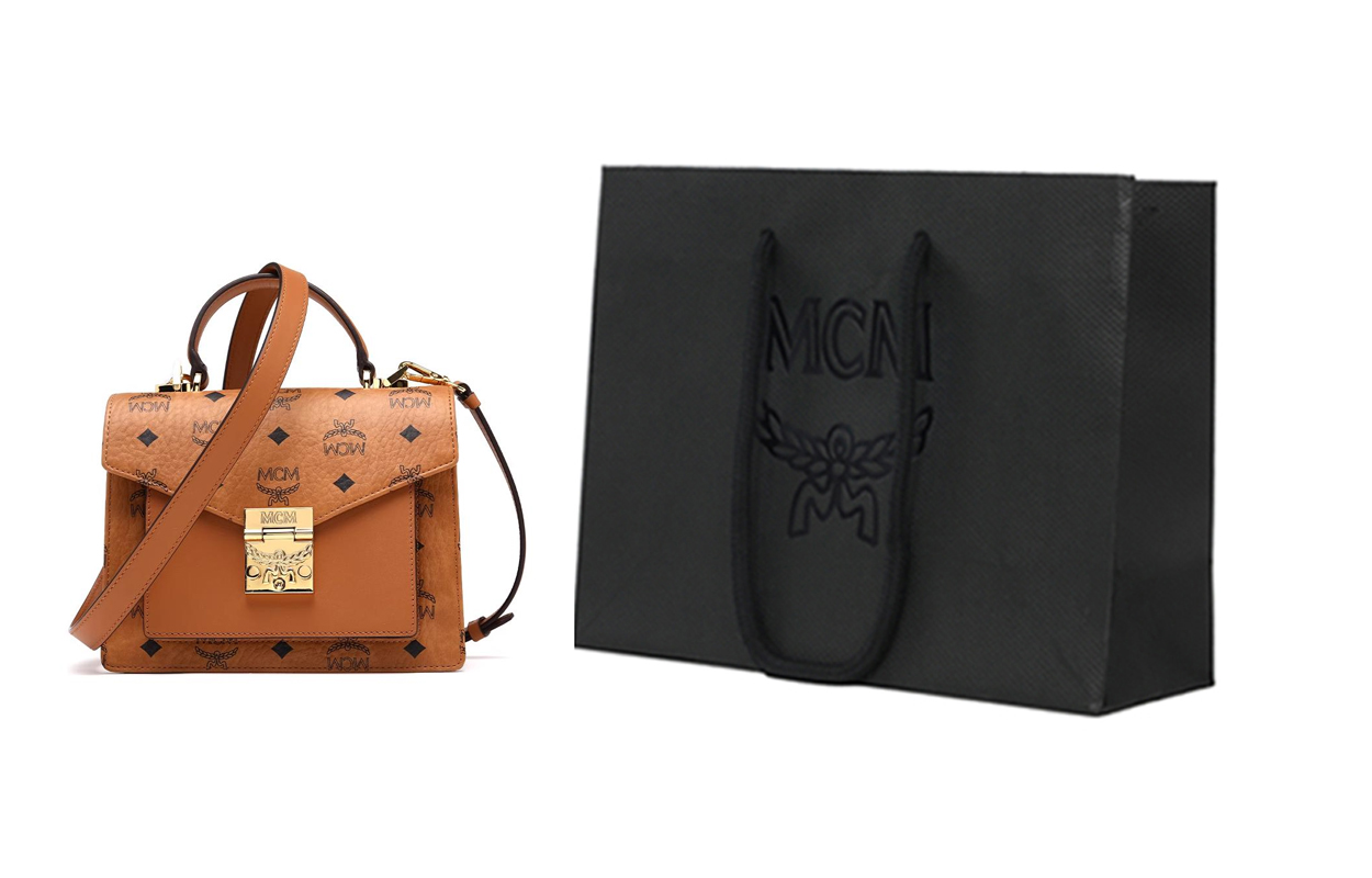 MCM Сумка женская малая из кожи коричневая и коньячная
MCM Сумка женская малая из кожи коричневая и коньячная