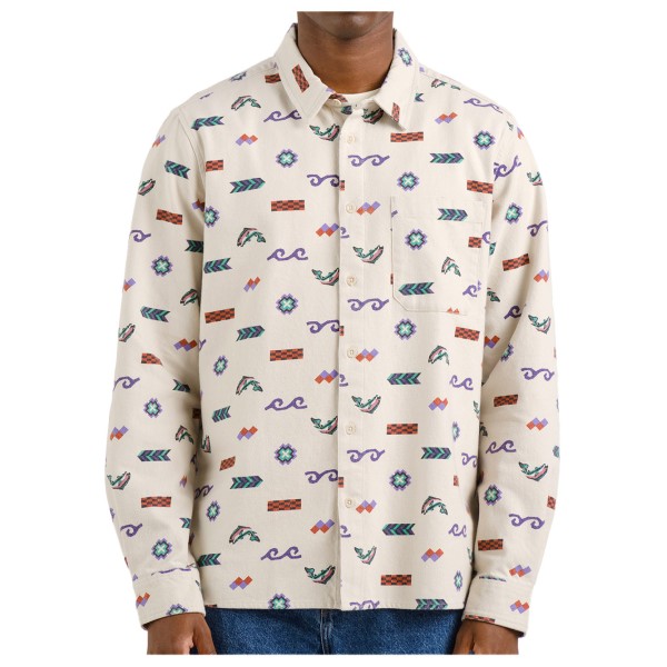 Рубашка удочка фланель форель и волны - рубашка Dedicated, белый 
Рубашка удочка фланель форель и волны - рубашка Dedicated, белый