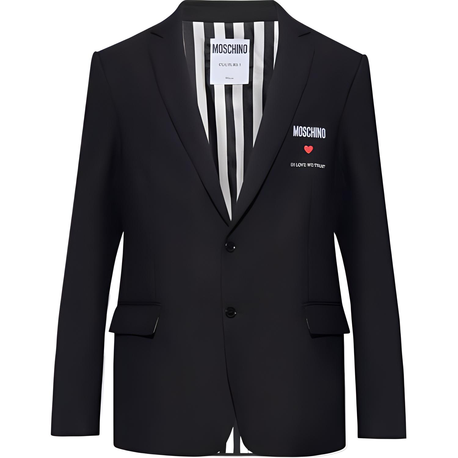 Мужской деловой костюм черный MOSCHINO
Мужской деловой костюм черный MOSCHINO