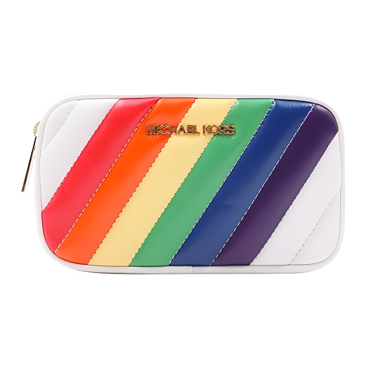 MICHAEL KORS Женская поясная сумка из искусственной кожи белого цвета 
MICHAEL KORS Женская поясная сумка из искусственной кожи белого цвета