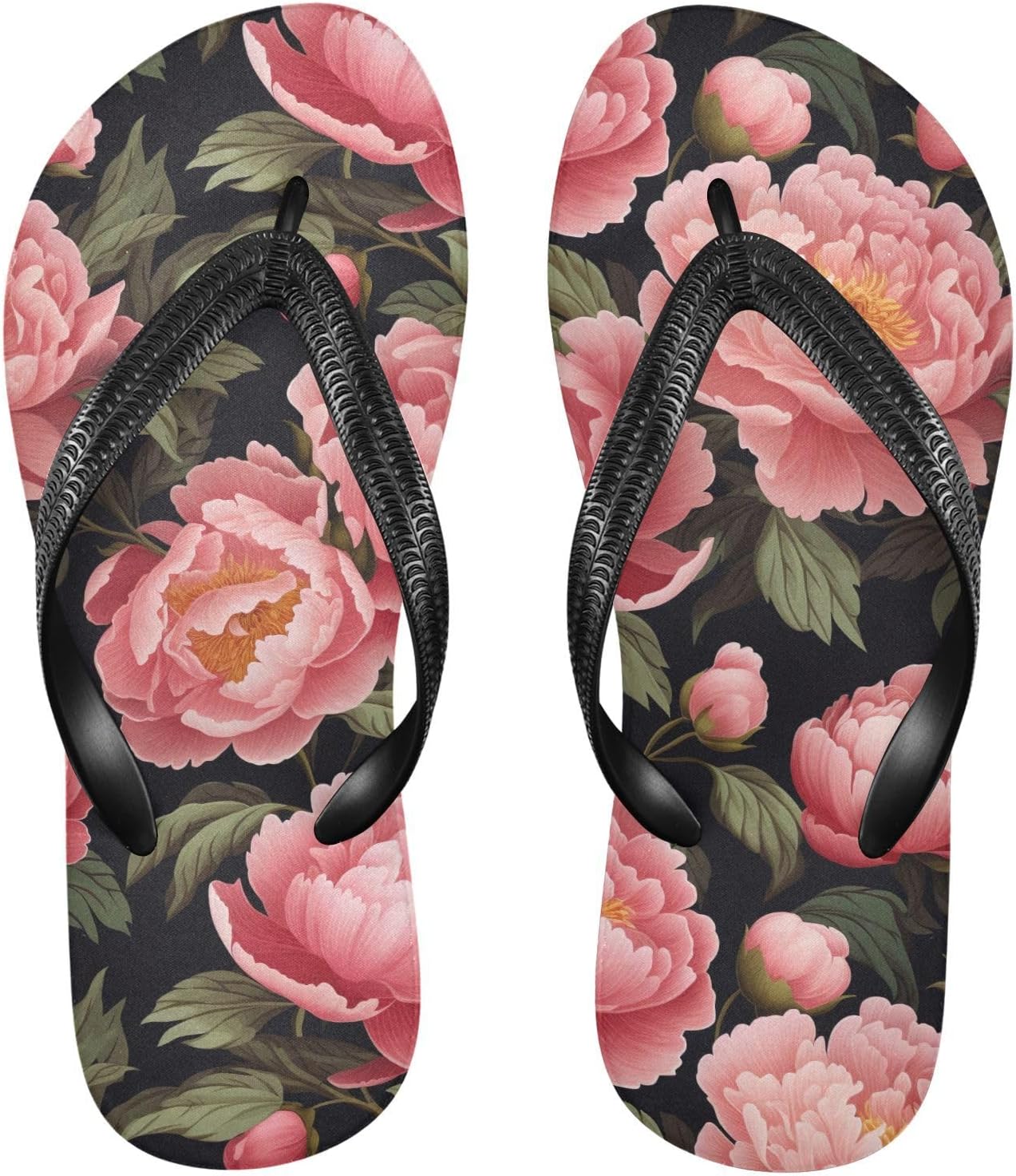Розовые пионы Винтажные шлепанцы для пляжа, душа, резиновые шлепанцы с противоскользящей подошвой, летние тапочки, обувь для мужчин и женщин для прогулок Sinestour
Розовые пионы Винтажные шлепанцы для пляжа, душа, резиновые шлепанцы с противоскользящей подошвой, летние тапочки, обувь для мужчин и женщин для прогулок Sinestour
